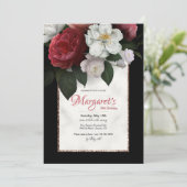 Invitation d'anniversaire de Floral Dreams (Debout devant)