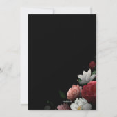 Invitation d'anniversaire de Floral Dreams (Dos)