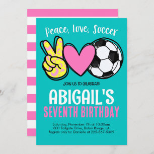 Invitation d'anniversaire de football