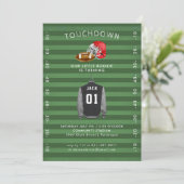 Invitation d'anniversaire de football (Debout devant)