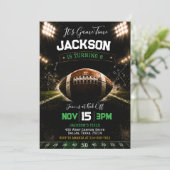 Invitation d'anniversaire de football (Debout devant)
