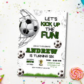 Invitation d'anniversaire de football, Anniversair