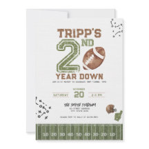 Invitation d'anniversaire de football pour garçon