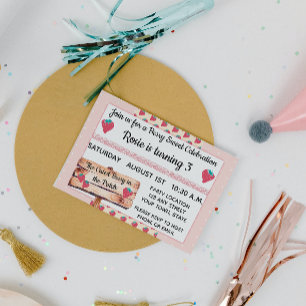 Invitation d'anniversaire de fraises