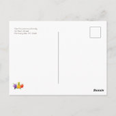 Invitation d'anniversaire de fruits dansants  (Dos)