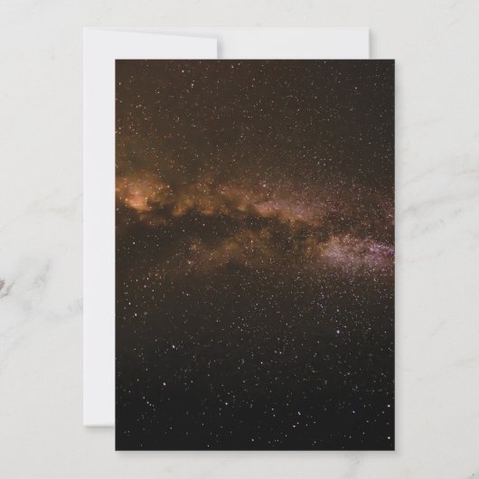 Invitation d'anniversaire de Galaxy (Dos)