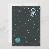 Invitation d'anniversaire de Galaxy (Dos)