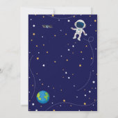 Invitation d'anniversaire de Galaxy (Dos)