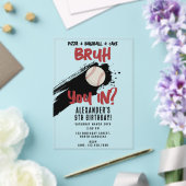 Invitation d'anniversaire de garçon adolescent pou (Insitu (Mariage))