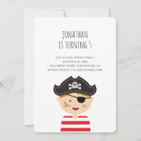 Invitation d'anniversaire de garçon. Fête des enfa