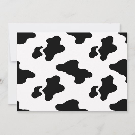 Invitation d'anniversaire de garçons de cowboy (Dos)