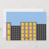 Invitation d'anniversaire de garçons de superhéros (Dos)