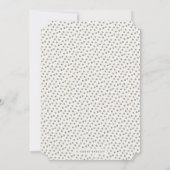 Invitation d'anniversaire de Garden Soiree - Musta (Dos)