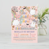 Invitation d'anniversaire de Ghoul Éffrayante - Fi (Debout devant)