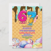 Invitation d'anniversaire de glace 67 (Devant)