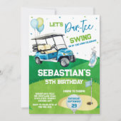 Invitation d'anniversaire de golf Let's Par Tee (Devant)