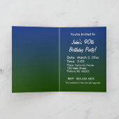 Invitation d'anniversaire de golf pour 90 ans (Intérieur)