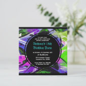 Invitation d'anniversaire de graffiti (Debout devant)