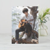 Invitation d'anniversaire de Guitariste d'Anime Ép (Debout devant)