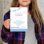 Invitation d'anniversaire de gymnastique