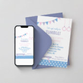 Invitation d'anniversaire de gymnastique