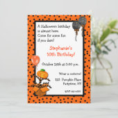 Invitation d'anniversaire de Halloween (Debout devant)