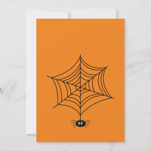 Invitation d'anniversaire de Halloween Spooktacula (Dos)