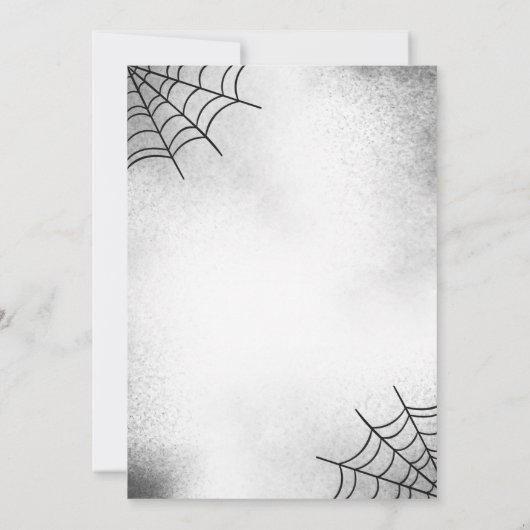 Invitation d'anniversaire de Halloween Spooktacula (Dos)