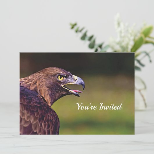 Invitation d'anniversaire de Hawk (Debout devant)