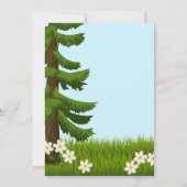 Invitation d'anniversaire de Hérisson (Dos)