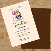 Invitation d'anniversaire de Hérisson