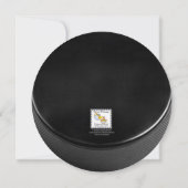 Invitation d'anniversaire de hockey (Dos)