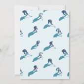 Invitation d'anniversaire de hockey (Dos)