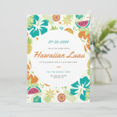 Invitation d'anniversaire de Hula (Debout devant)