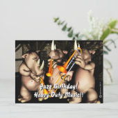 Invitation d'anniversaire de jazz (Debout devant)