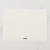 Invitation d'anniversaire de joie d'anniversaire d (Dos)