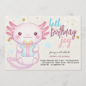 Invitation d'anniversaire de joie d'anniversaire d (Devant)