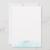 Invitation d'anniversaire de jonquilles (Dos)