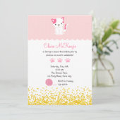 Invitation d'anniversaire de Kitten (Cute Kitty Ca (Debout devant)