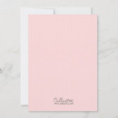 Invitation d'anniversaire de Kitten (Cute Kitty Ca (Dos)