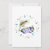 Invitation d'anniversaire de Koala (Dos)