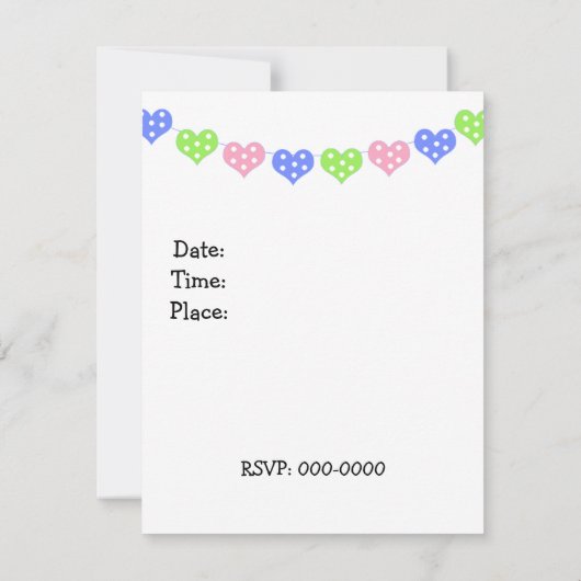 Invitation d'anniversaire de Koala (Dos)