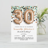 Invitation d'anniversaire de la 30e Monnaie d'or R (Debout devant)