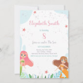 Invitation d'anniversaire de la 8e Sirène (Devant)