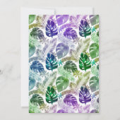 INVITATION D'ANNIVERSAIRE DE LA BALLE TROPICALE DE (Dos)