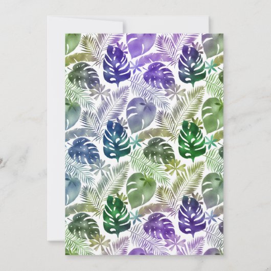 INVITATION D'ANNIVERSAIRE DE LA BALLE TROPICALE DE (Dos)