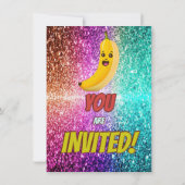 Invitation d'anniversaire de la bande dessinée Ban (Dos)