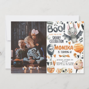 Invitation d'anniversaire de la chauve-souris Éffr