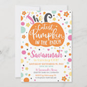 Invitation d'anniversaire de la Citrouille (Devant)