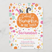 Invitation d'anniversaire de la Citrouille (Devant / Derrière)